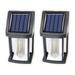 piaybook Outdoor Lighting Solar Tungsten Wall Light 2024 New Wireless Dusk To Dawn Motion Sensor LED Light 2 Pack IP65 Water Proof Solar Securityes Light Exterior Wall Mount Garden Lighting Black