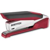 28 Premium Desktop Stapler 28-Sheet Capacity Red/Silver