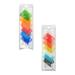 Candy Colored Folder Clip Seal Bags Certificate Sealing Car Accessory Plastic Clips Office Student 12 Pcs