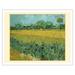 Field With Flowers Near Arles France - From an Original Color Painting by Vincent van Gogh c.1888 - Fine Art Matte Paper Print (Unframed) 11x14in