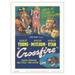Crossfire - Starring Robert Young Robert Mitchum Robert Ryan and Gloria Grahame - Vintage Film Noir Movie Poster c.1947 - Master Art Print (Unframed) 9in x 12in
