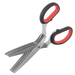 Multi-layer cut green onion vegetable scissors office paper shredding scissors black red