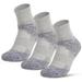 Men 3 Pairs Athletic Cotton Socks Outdoor Sports Casual Crew Socks for Hiking Trekking Walking