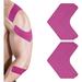 Kinesiology Tape Muscle Support Adhesive Elastic Athletic Sports Tape Therapy Recovery V Type for Knees Shoulder Joint Pain Relief(10 PCS Pink)