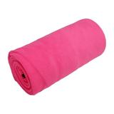 koolsoo Fleece Sleeping Bag Liner Blanket Liner Ultralight Thickness Portable Thermal Warm Sleeping Bag for Travel Hiking Accessories pink