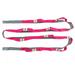 Durable Woven Stretch Bands for Yoga and Home Gym Workouts - Versatile Stretch Bands rose Red