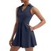 SZXZYGS Winter Dresses for Women 2024 Women s Tennis Skirt with Built In Shorts Dress with 4 Pockets and Sleeveless Exercise.