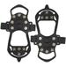 Outdoor Supplies Anti-slip Ice Grippers Stainless Steel Clamps Metal Cleats Snow Shoes for Women Accessory Mountaineering Covers Rubber