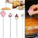 Hxoliqit Cake Tester Stainless Steel Cake Skewer Kitchen Cake Tester Probe Skewer Pin Needle Reusable Long Metal Baking Pick Sticks Tool(Multi-color) Household Essentials Kitchen Gadgets