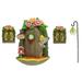 LIKEM Fairy Gnome Door Figurines Elf Home For Yard Art Garden Sculpture Statues Decor