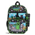 Youth Minecraft 5-Piece Backpack Set