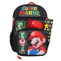 Youth Super Mario Bros. 5-Piece Backpack Set