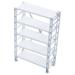 Mini Furniture Bookshelf Simulation Bookshelf Miniature Display Rack for Doll House