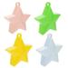 Blue Balloons Pendant Bubble Weight Table Centerpiece Metallic Decor Star Weights Decorate Flash 4 Pcs