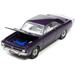 1971 Dodge Dart Swinger 340 Special Plum Crazy Purple Metallic with White Tail Stripe Vintage Muscle Limited Edition 1/64 Diecast Model Car by Aut