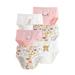 BULLPIANO Toddler Girls Underwear 100% Cotton Brief Underwear Multipacks Breathable Comfort Panty Briefs Pack of 6