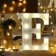 solacol Led Lights for Wall Led Lights White Warm White Led Lights Alphabet Led Letter Lights Light Up White Plastic Letters Standing Hanging E Wall Led Lights Warm Led Lights Hanging Led Lights