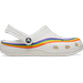 Crocs White / Multi Classic Rainbow Dye Clog Shoes