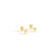 Kids Yellow Gold Star Stud Earrings, Gold