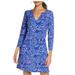 Lilly Pulitzer Dresses | Lilly Pulitzer Aubrey Upf +50 Dress Sz M Lapis Lazuli Take It Slow | Color: Blue/Pink | Size: M