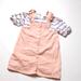 Jessica Simpson Dresses | Jessica Simpson Pink Button Up Dress With Striped Top Sz: 6 | Color: Pink | Size: 6g