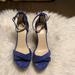 Nine West Shoes | Blue Nine West Wedge Sandals | Color: Blue | Size: 9.5