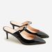 J. Crew Shoes | J Crew Collection Patent Strap Mule Colette Pump In Black Size 8 $248 Bm691 Nwd | Color: Black | Size: 8