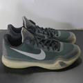 Nike Shoes | Nike Kobe Bryant 10 Youth Sz 5.5boys 005330 Green Teal Black Basketball Sneakers | Color: Green | Size: 5.5b