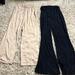 Zara Pants & Jumpsuits | Lounge Pant Bundle H&M/Zara Sz Small | Color: Black/Tan | Size: S