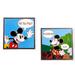 Disney Jewelry | Mickey Mouse And Minnie Mouse Disney Pins: Pop Art Cartoon Panels | Color: Blue | Size: Os