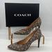 Coach Shoes | Coach Skyler Monogram Jacquard Pumps Oak Maple | Color: Brown/Tan | Size: 9.5