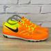 Nike Shoes | Nike Free Tr Focus Flyknit Orange Running Shoes Women's 8.5 Gym Athletic Sneaker | Color: Orange/Yellow | Size: 8.5