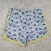 Disney Bottoms | Disney Minnie Mouse Girls Blue Floral Pull On Shorts Size 6 | Color: Blue/Yellow | Size: 6g