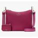 Kate Spade Bags | New Kate Spade Rosie Large Crossbody Pebbled Leather Dark Raspberry | Color: Pink | Size: Os