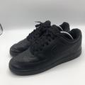 Nike Shoes | Nike Mens Court Vision Low Cd5463-002 Black Casual Shoes Sneakers Size 10.5 025 | Color: Black | Size: 10.5