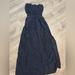 Athleta Dresses | Athleta Navy Tube Maxi Dress Med | Color: Blue | Size: M