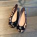 Kate Spade Shoes | Kate Spade Ballet Flats | Color: Black/Cream | Size: 7.5