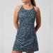 Athleta Dresses | Athleta Blue Printed Infinity Dress - Medium Tennis Dress | Color: Blue/Gray | Size: M