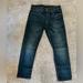 Levi's Jeans | Men’s Levi’s 502 Jeans 31x30 Pre Owned Dark Blue With Yellow And Gold Thread | Color: Blue | Size: 31