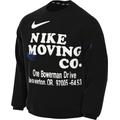 Nike Herren Long Sleeve Top M Nk Df Dry Ls Moving Co, Black, DX0902-010, 2XL