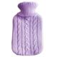 DangLeKJ Durable Hot Water Bag 2000ml Large Knitted Hot Water Bag Cover Warm Cold-Proof Heat Preservation Hot Water Bottle Cover Water-Filled Hot Water Bottle