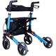 4 Wheels Medical Walking Aids, Heavy Duty Shopping Cart with Seat, Drive Medical Rollator Walker Foldable, Double Brake System Interesting