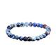 Jewelry Bracelet Natural Stone Bracelet 6mm Chakra Beads Bracelet Agate Quartzs Stretch Bangles Women Men Yoga Jewelry Reiki Bracelets