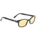 Pacific Coast Feather Original X-KD's Biker Yellow Lenses Black Frames 20% Sunglasses
