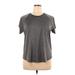 Tek Gear Short Sleeve T-Shirt: Gray Tops - Women's Size X-Large