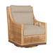 Summer Classics Outdoor Peninsula Gliding Wicker/Rattan Chair w/ Cushions in Brown | Wayfair 420537+C524H4210N