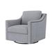 Armchair - Red Barrel Studio® Polymeris 31.1" Wide Tufted Armchair Linen/Wood in Brown/Gray | 32.3 H x 31.1 W x 32.67 D in | Wayfair