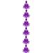 The Holiday Aisle® PMU 40 Inch Jingle Bells Prismatic Pendant Hanging Decor for Christmas (1/Pkg) in Indigo | 3 D in | Wayfair