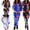 ZOGAA chic Brand New Women Set da due pezzi Tuta da donna Felpa con cappuccio Tute da ginnastica