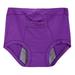 Wefuesd Period Underwear Women s Large Textile Underwear Menstruation Warm High Waist Anti Side Leakage Sanitary Pants Underwear Womens Underwear Underwear Women Purple 3XL